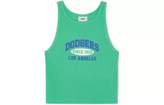 MLB Женская майка Los Angeles Dodgers желто-зеленого цвета