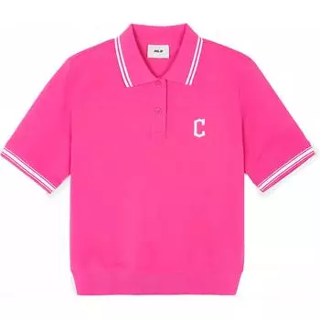 MLB Женская рубашка-поло ClevelandGuardians, розовая