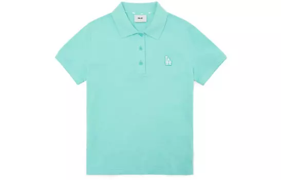 MLB Женская рубашка-поло с логотипом Base, мятно-зеленая