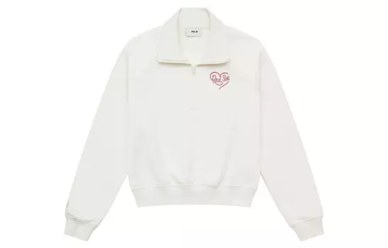 MLB Женская толстовка Boston Red Sox Heart 24FW, кремовая