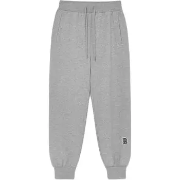 MLB Женские трикотажные спортивные брюки цвета «меланжевый серый»