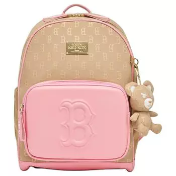 MLB Женский рюкзак из полиэстера, кофейно-розовый