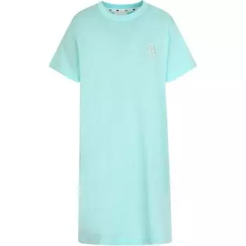 MLB Женское платье с короткими рукавами, мятно-зеленого цвета