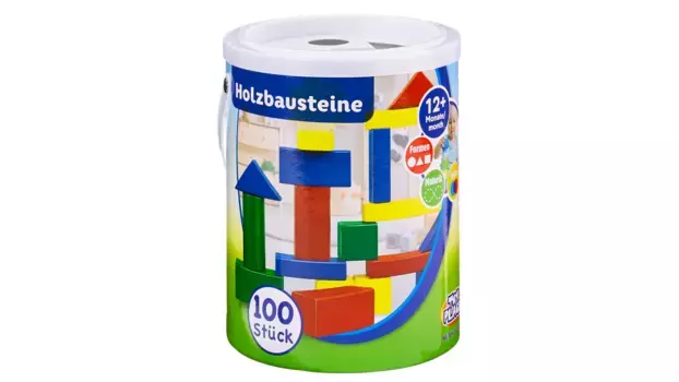 Mller Toy Place деревянные кубики, 100 шт