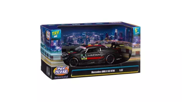 Mller Toy Place Модель автомобиля с инерционным двигателем в масштабе 1:32, свет + звук, в ассортименте