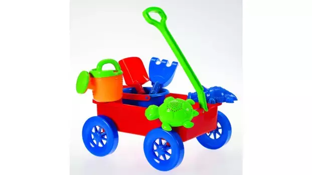 Mller Toy Place Набор песка с вагончиком, 7 предметов, 1 штука, ассорти