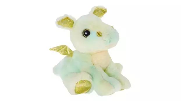 Mller Toy Place Плюшевая игрушка дракон зелено-желтый 19 см