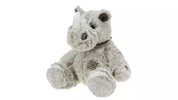 Mller Toy Place Сидящий плюшевый носорог, 20см