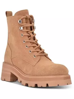 MLLUCIEN Женские кожаные ботильоны на подошве с выступами Marc Fisher LTD, цвет Light Natural