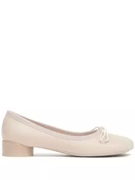 MM6 Maison Margiela анатомические кожаные балетки, нейтральный цвет