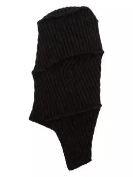 MM6 Maison Margiela балаклава с открытыми швами, черный