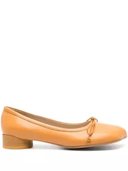 MM6 Maison Margiela балетки Anatomic 25, коричневый