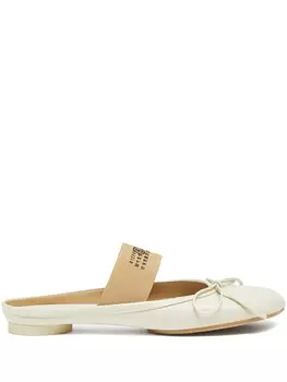 MM6 Maison Margiela балетки Anatomic, белый