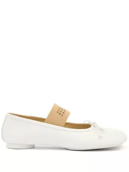 MM6 Maison Margiela балетки Anatomic, белый