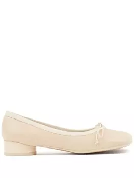 MM6 Maison Margiela балетки Anatomic, нейтральный цвет