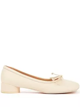 MM6 Maison Margiela балетки Anatomic, нейтральный цвет