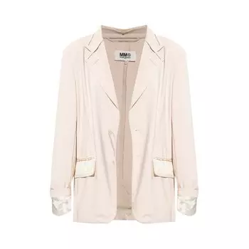 MM6 Maison Margiela Блейзер цвета слоновой кости