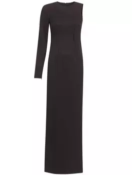 MM6 Maison Margiela блузка на одно плечо, черный
