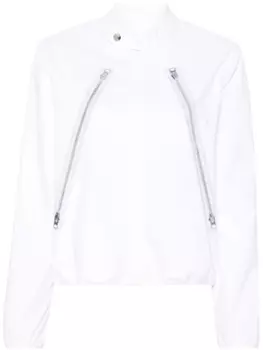 MM6 Maison Margiela бомбер с графичным принтом, белый