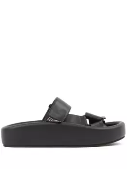 MM6 Maison Margiela босоножки Webbing, черный