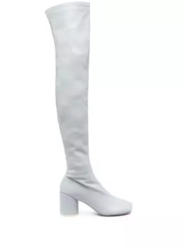 MM6 Maison Margiela ботфорты Anatomic 70, синий