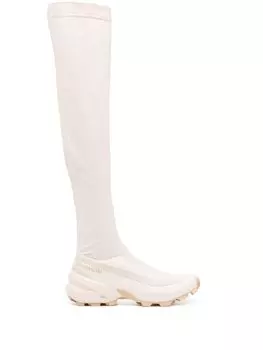 MM6 Maison Margiela ботфорты из коллаборации с Salomon, нейтральный цвет