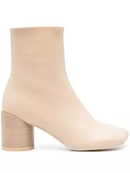 MM6 Maison Margiela ботильоны Anatomic 70, нейтральный цвет
