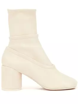 MM6 Maison Margiela ботильоны Anatomic 70, нейтральный цвет