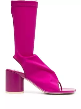 MM6 Maison Margiela ботильоны-носки, розовый