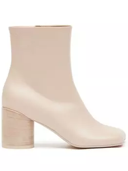 MM6 Maison Margiela ботинки из кожи Anatomic 70 мм, нейтральный цвет