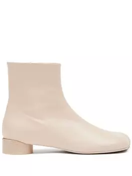 MM6 Maison Margiela ботинки из кожи Anatomic 35 мм, нейтральный цвет
