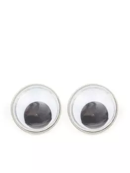 MM6 Maison Margiela брошь Google Eyes, белый