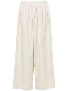 MM6 Maison Margiela брюки Chalk, нейтральный цвет