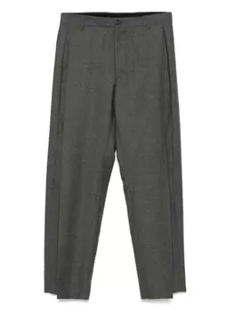 MM6 Maison Margiela брюки из вирджинской шерсти, серый