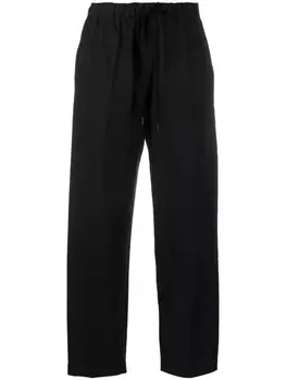 MM6 Maison Margiela брюки с кулиской, черный