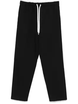 MM6 Maison Margiela брюки с кулиской, черный