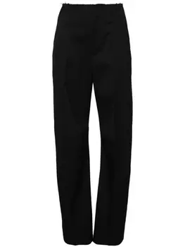 MM6 Maison Margiela брюки с одинарным швом, черный
