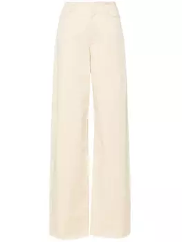 MM6 Maison Margiela брюки широкого кроя, желтый