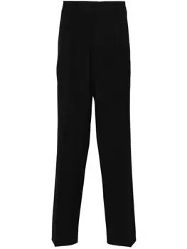 MM6 Maison Margiela брюки со складками, черный