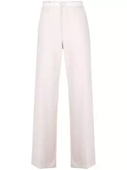 MM6 Maison Margiela деконструированные брюки строгого кроя, розовый