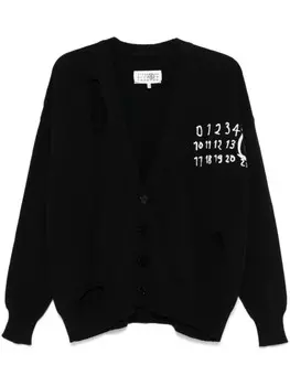 MM6 Maison Margiela декорированный кардиган, черный