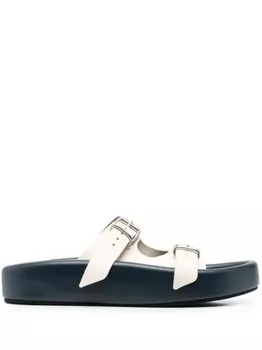MM6 Maison Margiela дутые сандалии, синий