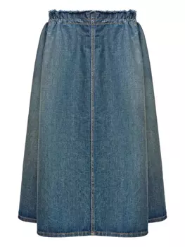 MM6 Maison Margiela джинсовая юбка, синий