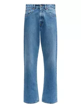 MM6 Maison Margiela джинсы с карманами, синий