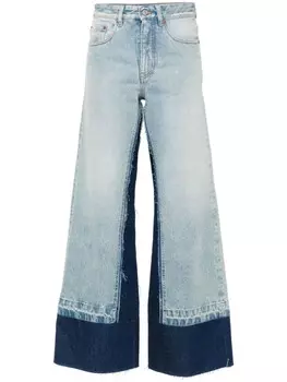 MM6 Maison Margiela джинсы с одинарным швом, синий