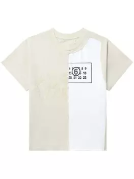 MM6 Maison Margiela футболка Numeric, нейтральный цвет