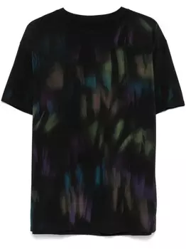 MM6 Maison Margiela футболка с абстрактным принтом, черный