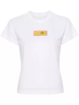 MM6 Maison Margiela футболка с аппликацией, белый