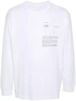 MM6 Maison Margiela футболка с логотипом, белый