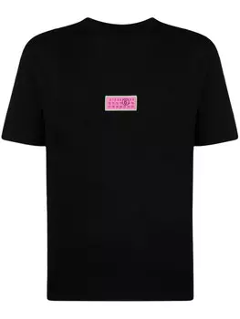 MM6 Maison Margiela футболка с принтом, черный